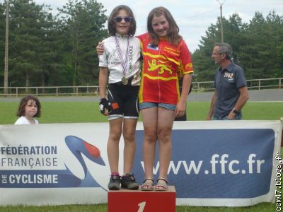 Anaïs, championne du Lot et Garonne chez les pupilles filles